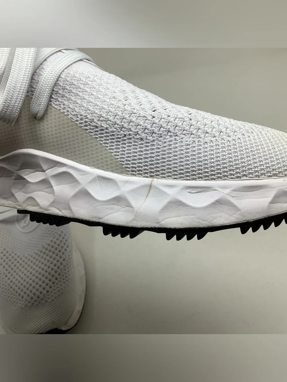 G/Fore White MG4.1 Knit Spikeless Golf Shoe Size 11